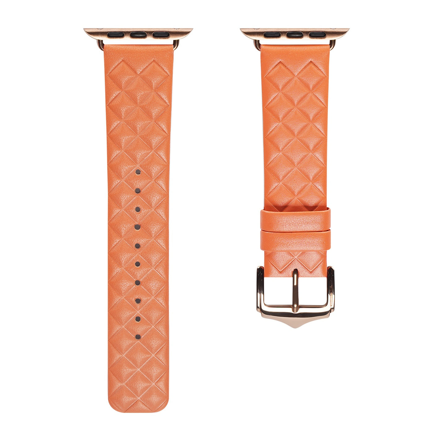 DUX DUCIS for Apple Watch Ultra 2 49mm Series 9 45mm SE (2023) 44mm Ultra 49mm Series 1 2 3 42mm SE 44mm SE (2022) 44mm Series 4 5 6 44mm Series 7 45mm Series 8 45mm Rhombus Pattern Imprinted Genuine Leather Smart Watch Band Wrist Strap DUX DUCIS for Apple Watch Ultra 2 49mm Series 9 45mm SE (2023) 44mm Ultra 49mm Series 1 2 3 42mm SE 44mm SE (2022) 44mm Series 4 5 6 44mm Series 7 45mm Series 8 45mm Rhombus Pattern Imprinted Genuine Leather Smart Watch Band Wrist Strap
